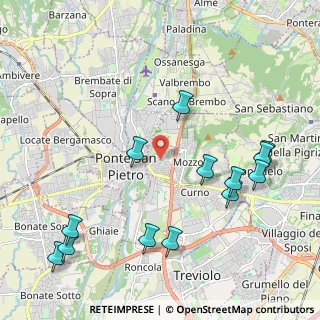 Mappa Via Silvio Pellico, 24030 Mozzo BG, Italia (2.46769)