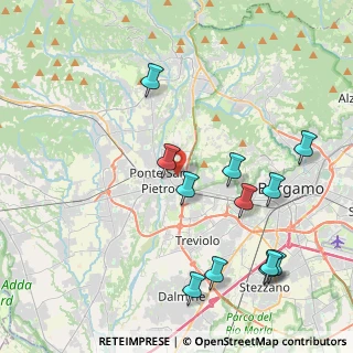 Mappa Via Silvio Pellico, 24030 Mozzo BG, Italia (4.635)