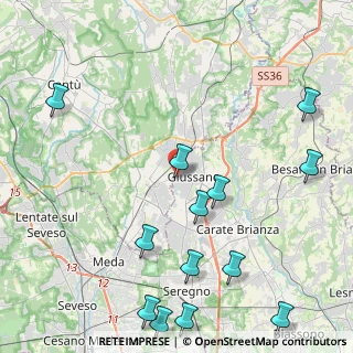 Mappa Via dei Mille, 20833 Giussano MB, Italia (5.58769)