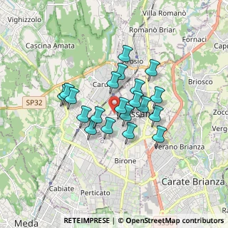 Mappa Via dei Mille, 20833 Giussano MB, Italia (1.271)