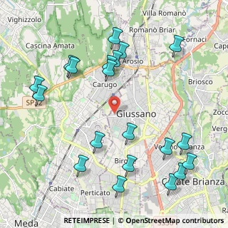 Mappa Via dei Mille, 20833 Giussano MB, Italia (2.466)