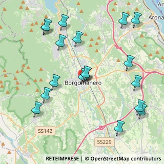 Mappa Via Stefano Molli, 28021 Borgomanero NO, Italia (4.78889)