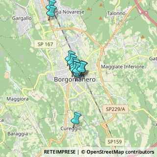 Mappa Via Antonio Gramsci, 28021 Borgomanero NO, Italia (1.12167)
