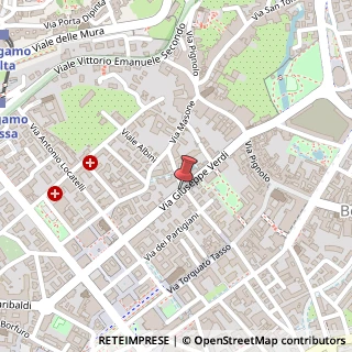 Mappa Via Pradello, 8, 24121 Bergamo, Bergamo (Lombardia)