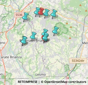 Mappa Piazza della Repubblica, 23880 Casatenovo LC, Italia (2.96167)