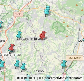 Mappa Piazza della Repubblica, 23880 Casatenovo LC, Italia (7.08421)