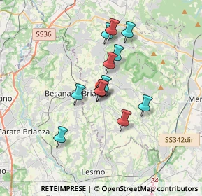 Mappa Piazza della Repubblica, 23880 Casatenovo LC, Italia (2.65083)