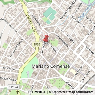 Mappa Via Risorgimento, 34, 22066 Mariano Comense, Como (Lombardia)