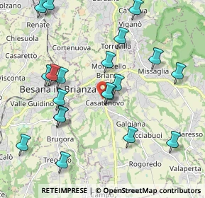 Mappa Via Giuseppe Garibaldi, 23880 Casatenovo LC, Italia (2.191)