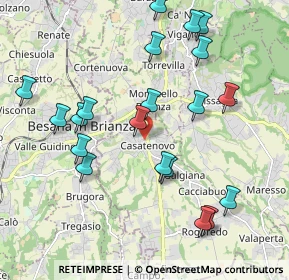 Mappa Via Giuseppe Garibaldi, 23880 Casatenovo LC, Italia (2.134)