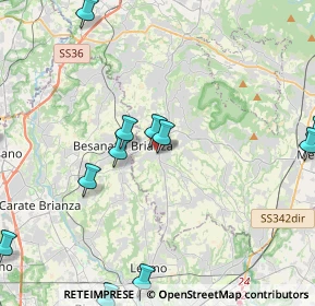Mappa Via Giuseppe Garibaldi, 23880 Casatenovo LC, Italia (6.43)