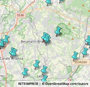 Mappa Via Giuseppe Garibaldi, 23880 Casatenovo LC, Italia (5.309)