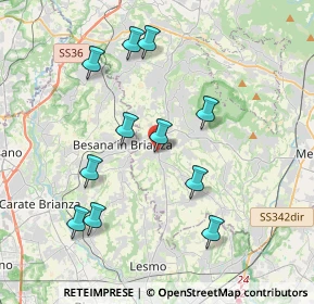 Mappa Via Giuseppe Garibaldi, 23880 Casatenovo LC, Italia (3.83182)