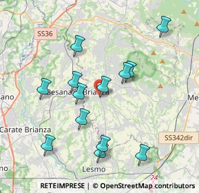 Mappa Via Giuseppe Garibaldi, 23880 Casatenovo LC, Italia (3.75308)