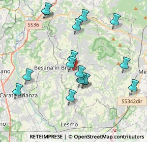 Mappa Via Giuseppe Garibaldi, 23880 Casatenovo LC, Italia (3.94)