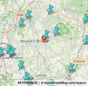 Mappa Via Giuseppe Garibaldi, 23880 Casatenovo LC, Italia (6.538)