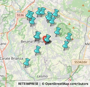 Mappa Via Giuseppe Garibaldi, 23880 Casatenovo LC, Italia (3.10368)