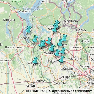 Mappa Via Milyus, 21010 Besnate VA, Italia (10.30588)