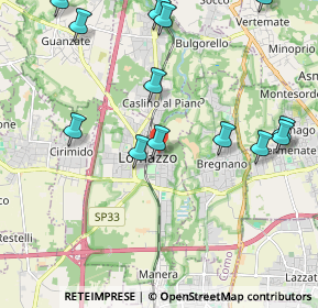 Mappa Pizzale IV Novembre, 22074 Lomazzo CO, Italia (2.41923)