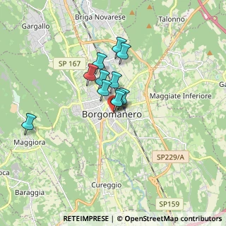 Mappa Corso Camillo Benso Conte di Cavour, 28021 Borgomanero NO, Italia (1.17455)