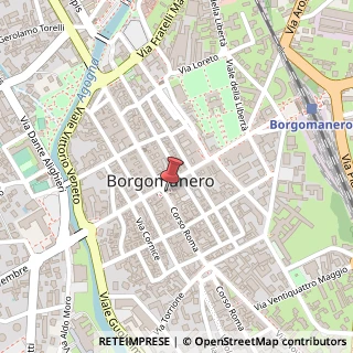 Mappa Piazza Martiri Della Libertà, 23, 28021 Borgomanero, Novara (Piemonte)