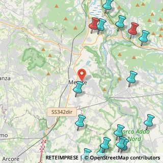 Mappa 23807 Merate LC, Italia (6.76063)