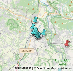 Mappa 23807 Merate LC, Italia (4.15313)