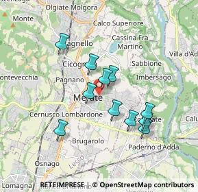 Mappa 23807 Merate LC, Italia (1.49)