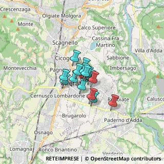 Mappa 23807 Merate LC, Italia (0.74467)