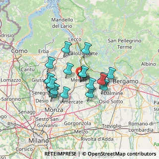 Mappa 23807 Merate LC, Italia (10.3295)