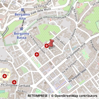 Mappa Via Matris Domini, 21, 24121 Bergamo, Bergamo (Lombardia)