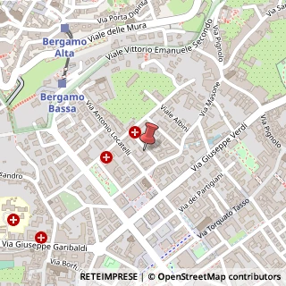 Mappa Via Matris Domini, 8, 24121 Bergamo, Bergamo (Lombardia)