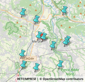 Mappa Via Cesare Cantù, 23807 Merate LC, Italia (4.195)