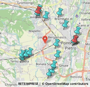 Mappa Via San Cassiano, 24030 Presezzo BG, Italia (2.3015)