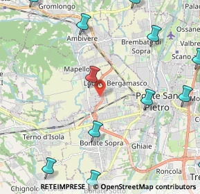 Mappa Via San Cassiano, 24030 Presezzo BG, Italia (3.06333)