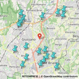 Mappa Via Paganella, 20843 Verano Brianza MB, Italia (2.7785)