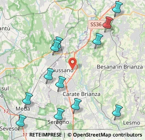 Mappa Via Paganella, 20843 Verano Brianza MB, Italia (5)