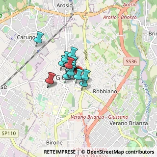 Mappa Via Damiano Chiesa, 20833 Giussano MB, Italia (0.451)