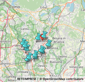 Mappa Via G. Oberdan, 20034 Giussano MB, Italia (6.2475)