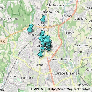 Mappa Via Damiano Chiesa, 20833 Giussano MB, Italia (0.782)