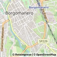 Mapa Borgomanero