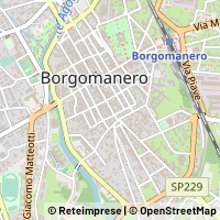 Mapa Borgomanero