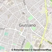Hartă Giussano