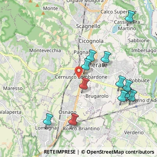 Mappa 23870 Cernusco Lombardone LC, Italia (2.255)