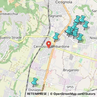 Mappa 23870 Cernusco Lombardone LC, Italia (1.3275)