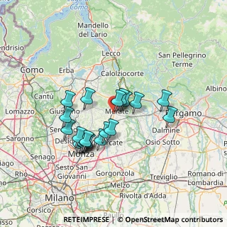 Mappa 23870 Cernusco Lombardone LC, Italia (11.9085)