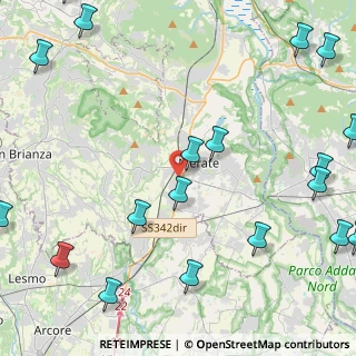 Mappa 23870 Cernusco Lombardone LC, Italia (6.56474)