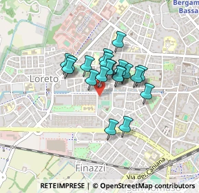 Mappa Via Carlo Goldoni, 24128 Bergamo BG, Italia (0.284)