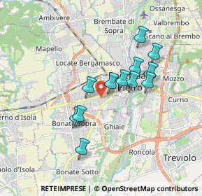 Mappa Via Giacomo Matteotti, 24030 Presezzo BG, Italia (1.48667)