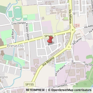 Mappa Via Enrico Fermi,  2, 24030 Presezzo, Bergamo (Lombardia)